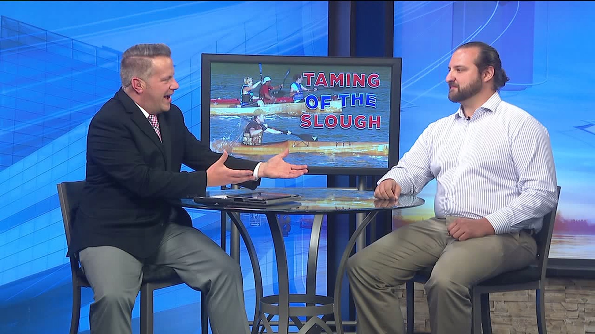 River Action stops by News 8 to preview this weekend`s "Taming of the Slough"