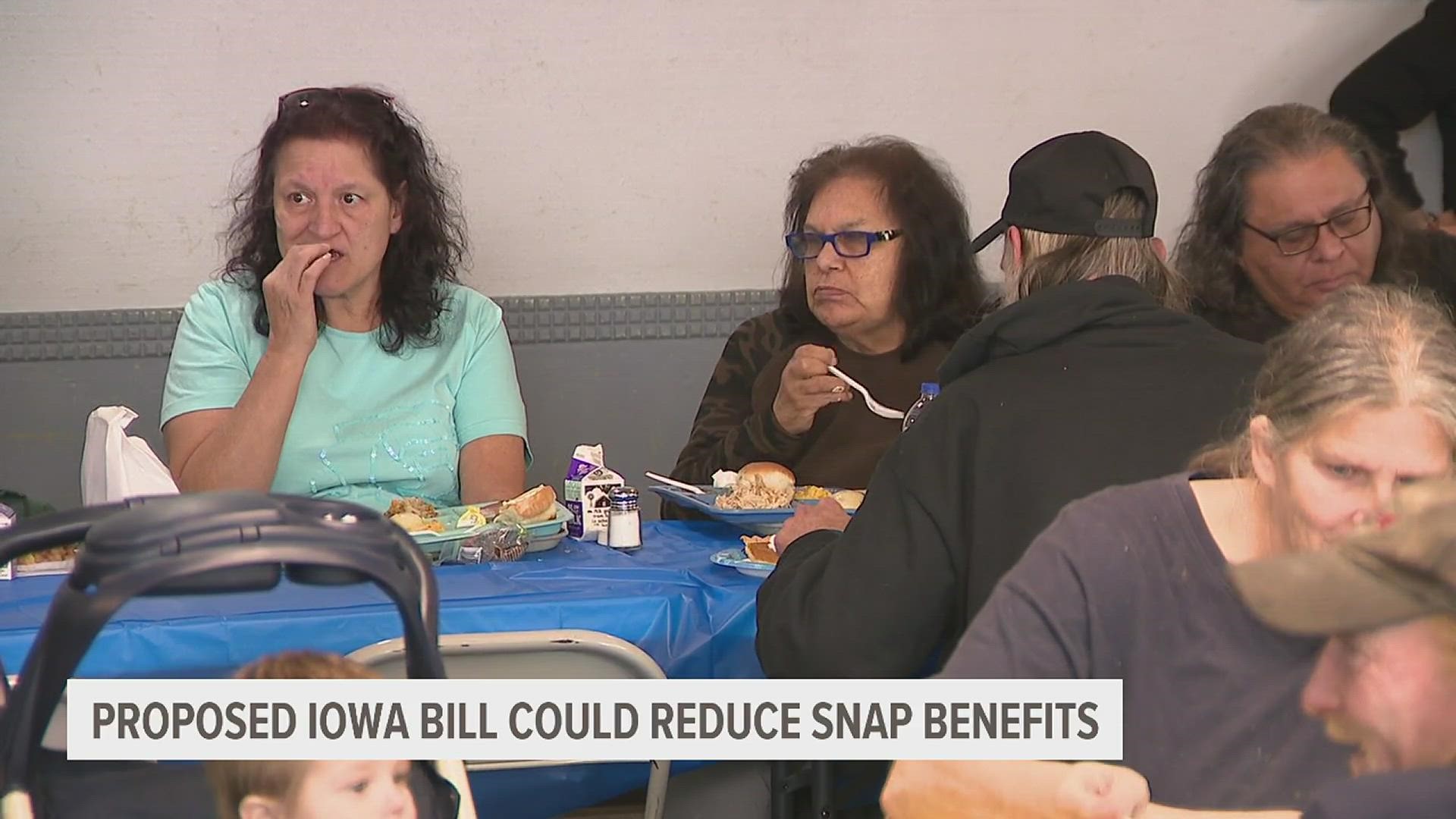 Senate Study Bill 1105 includes a controversial 'asset test' that would restrict access to SNAP benefits based on a household's value of certain assets.