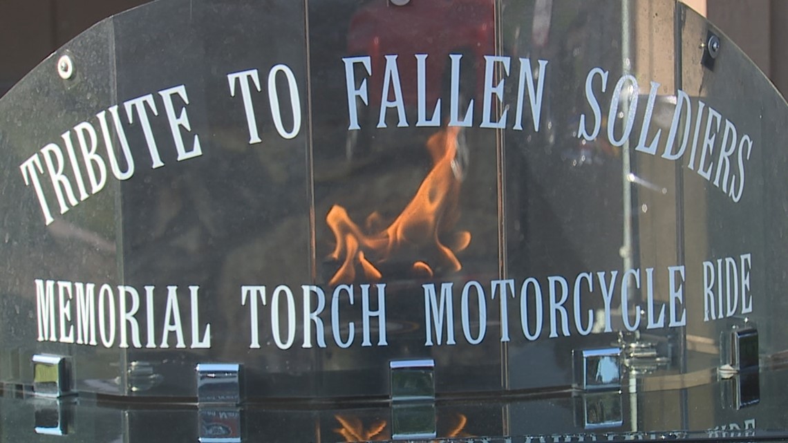 Tribute to fallen soldiers motorcycle ride stops in Davenport - Vimarsana News