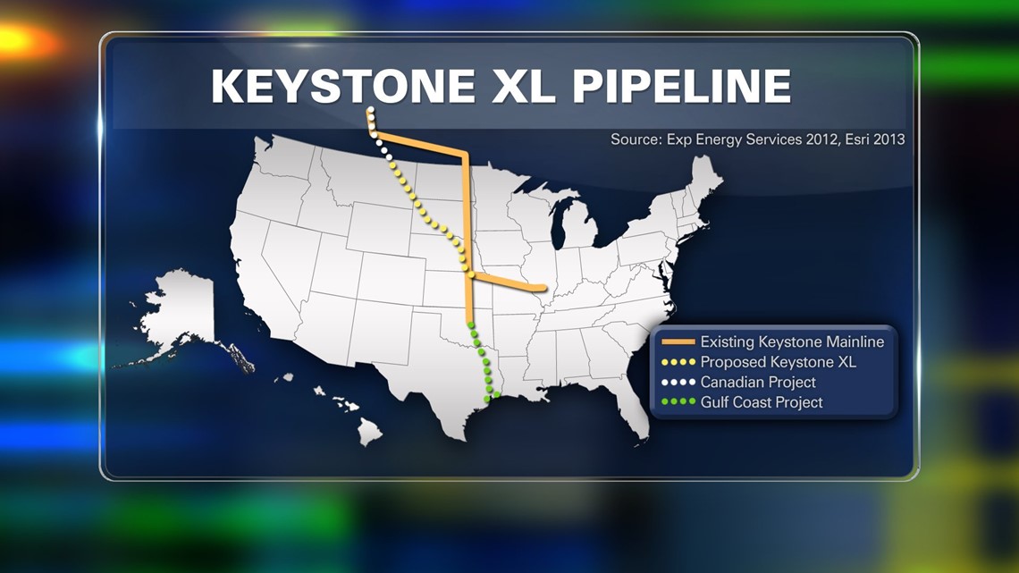 Keystone Xl Pipeline Project Map Biden S Keystone Xl Decision Signals