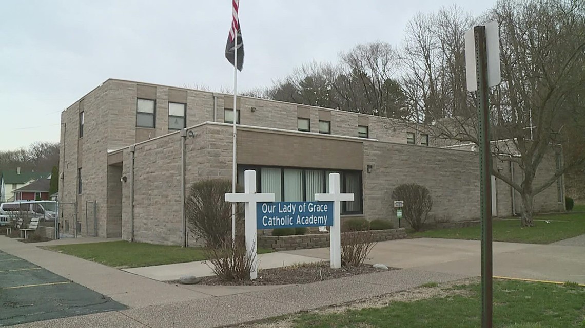 Our Lady of Grace Catholic Academy changes plans, will not close | wqad.com