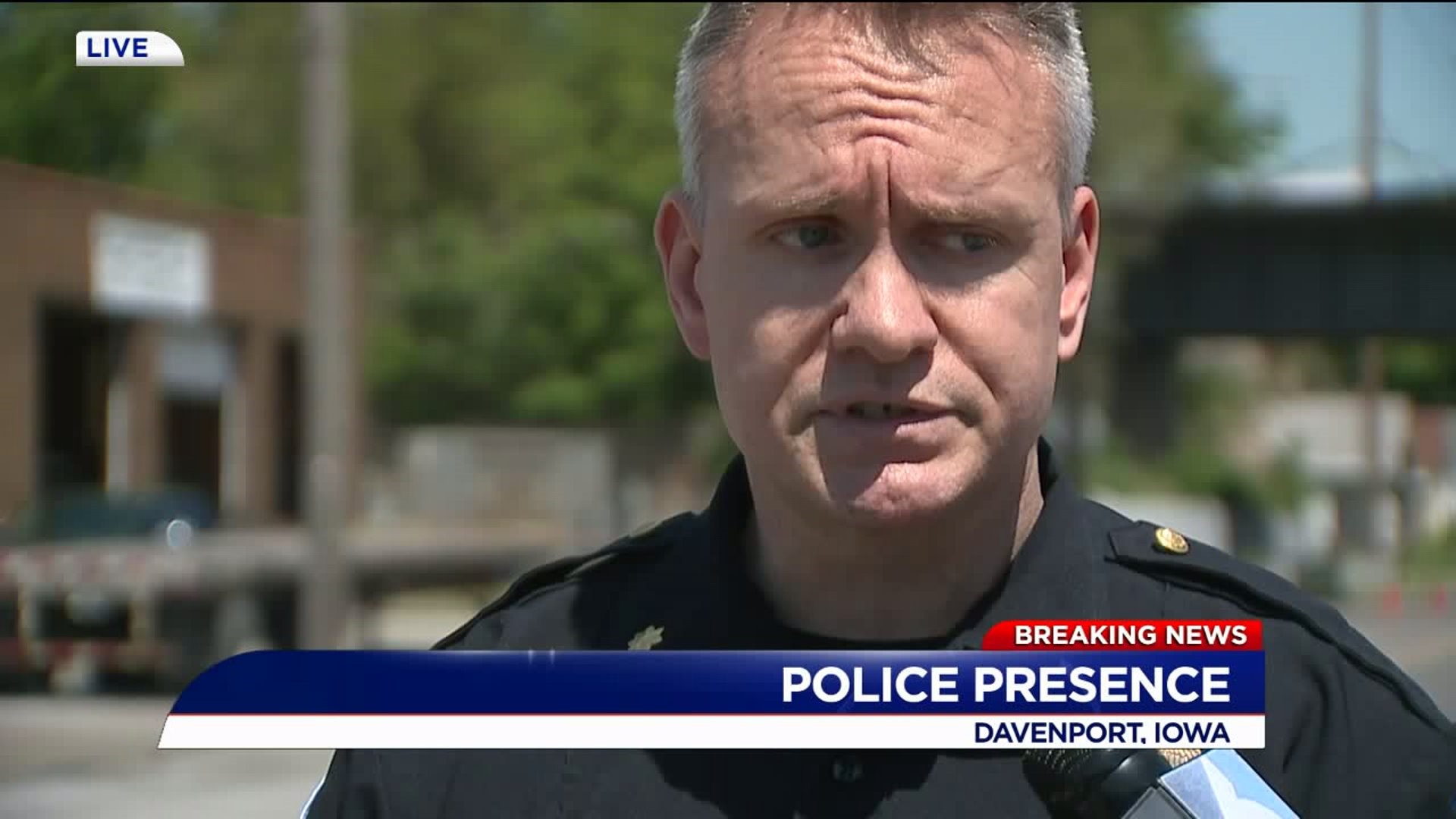 Press Conference: Officer-involved shooting shuts down Davenport roadway