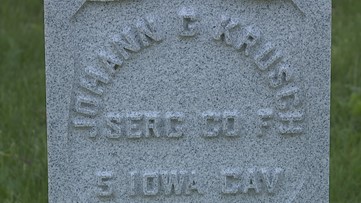 Veterans buried in unmarked graves in Davenport's City Cemetery identified