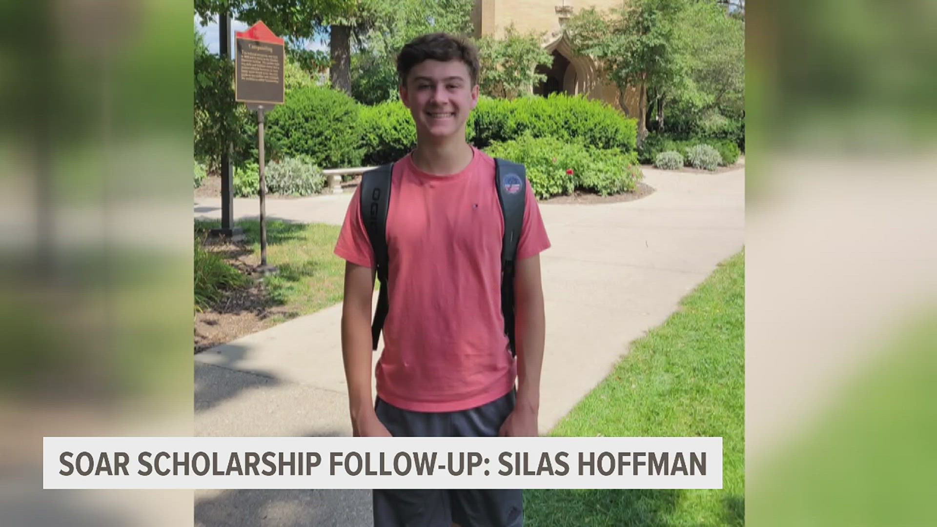 Silas Hoffman of Muscatine won in 2022 through his creativity in helping people with disabilities through technology and supporting mental health awareness.