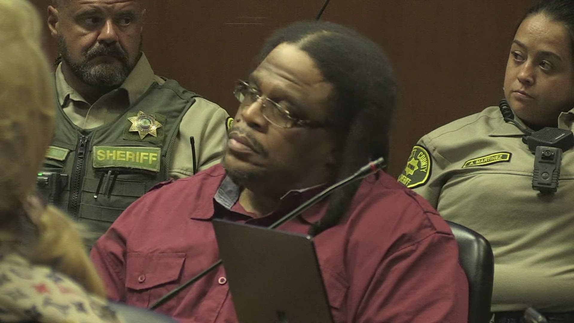 Dinkins is accused of killing 10-year-old Breasia Terrell.