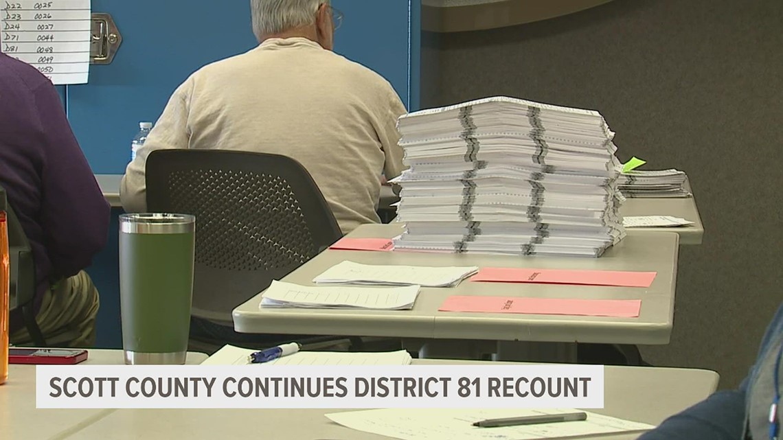 Scott County continuing District 81 recount as candidates watch close race