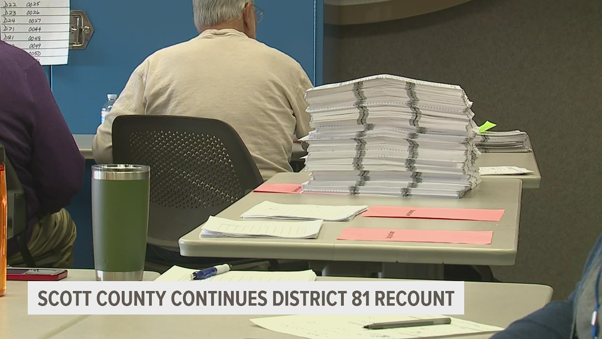 Republican candidate Luana Stoltenberg requested the recount last week after Democratic candidate Craig Cooper won the race by six votes.
