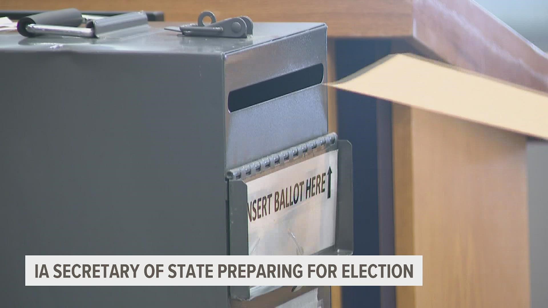 Sec. Paul Pate said that if you haven't submitted your absentee ballot yet, you should deliver it to your county's Auditor's Office instead of mailing it.