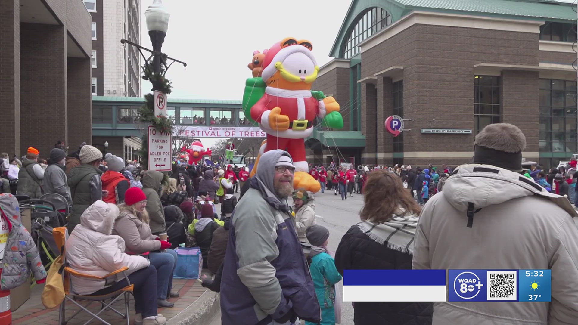 Thousands of people bundled up and lined the streets for the annual event.