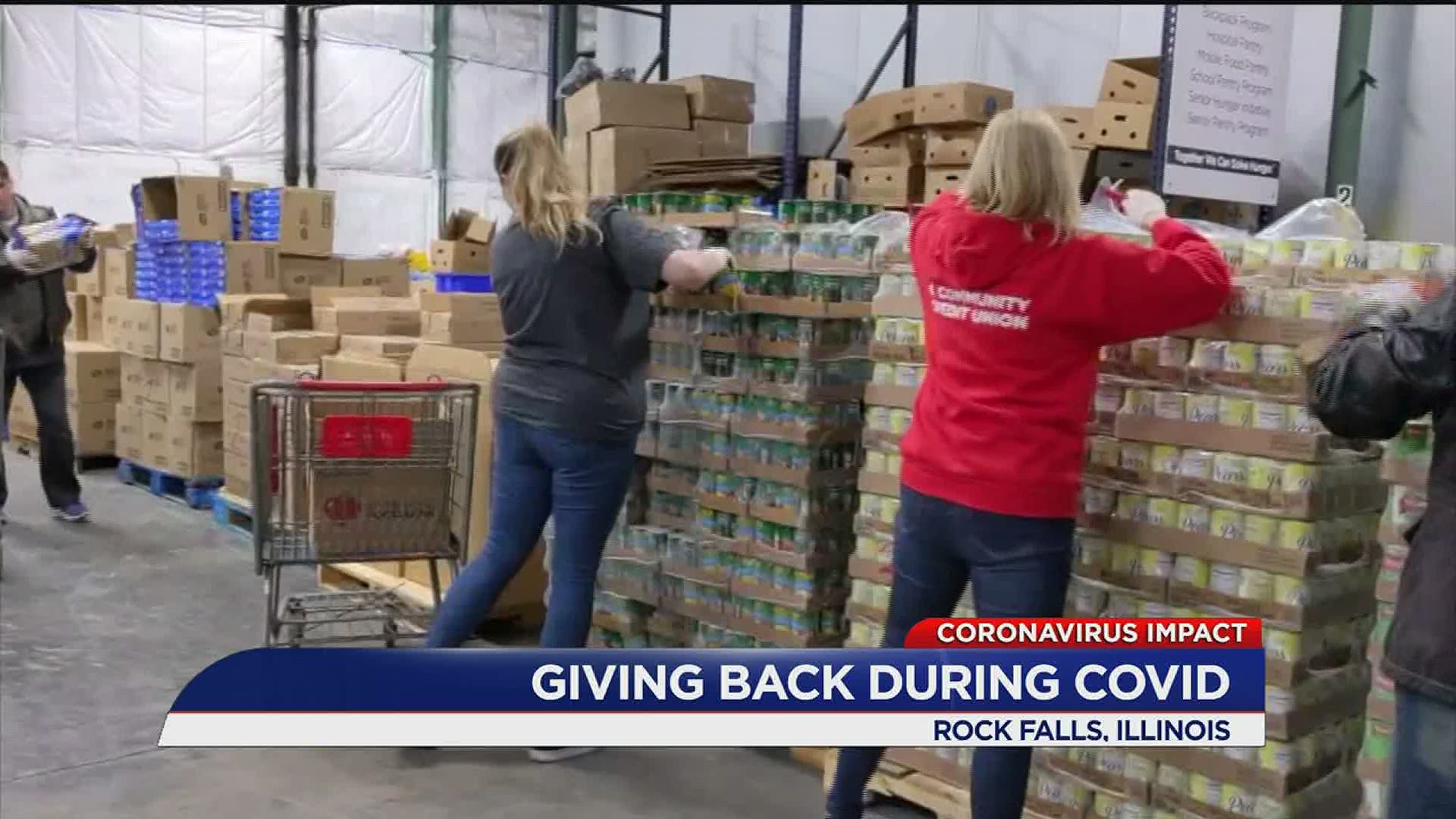Dave's Coffee Cake in Rock Falls gives back
