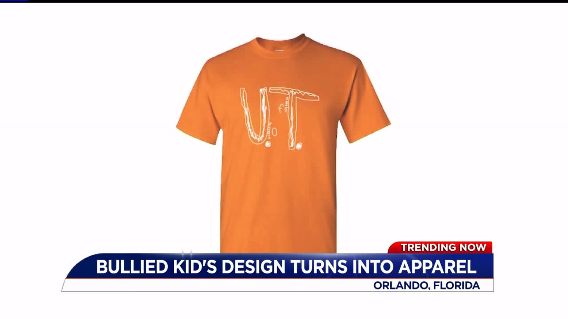 Tennessee Vols to sell boy`s homemade T-shirt design after he`s bullied at school