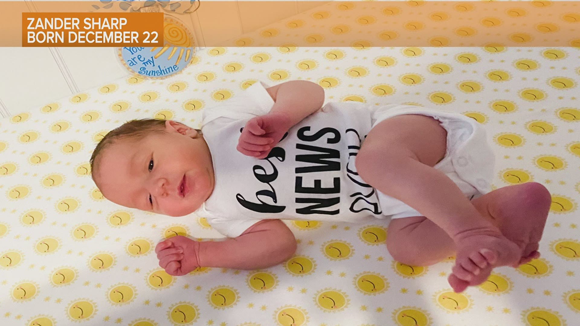 News 8's Angie Sharp and husband Zach welcome their son to the WQAD News 8 Family!