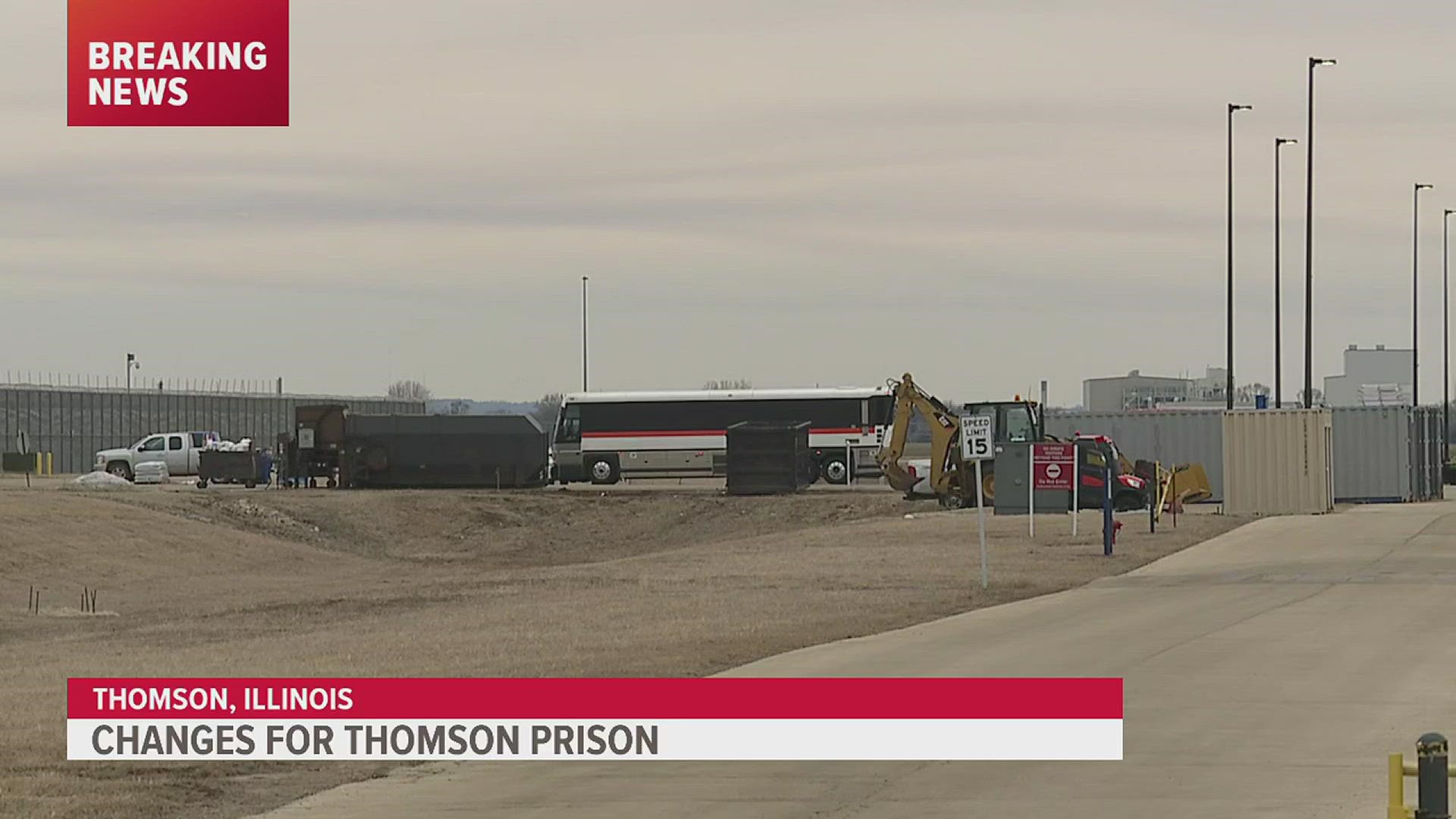 News 8 watched a charter bus enter the prison Tuesday morning, but we are still working to confirm more details about the situation.