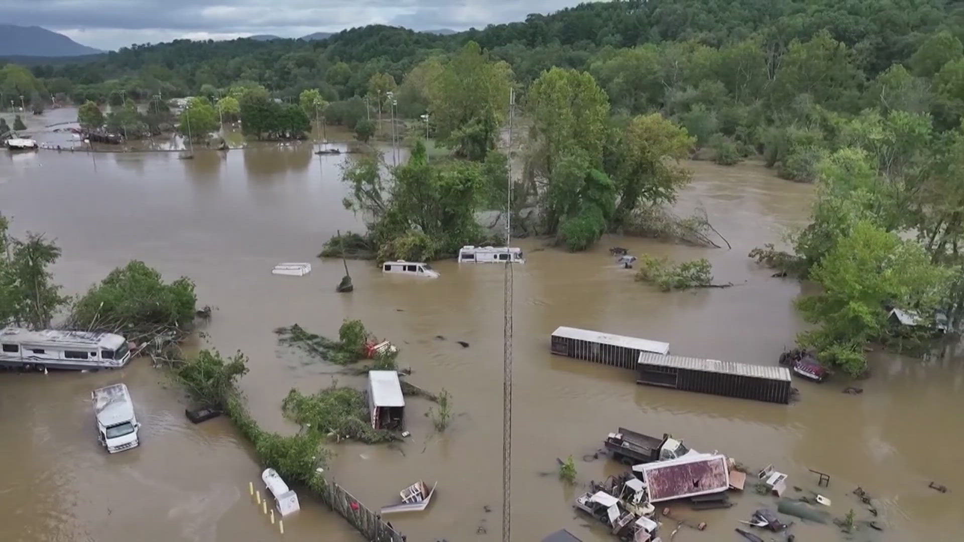 President Joe Biden said he is pledging federal aid to recovery efforts and added that he's planning to visit the southeast region later this week.