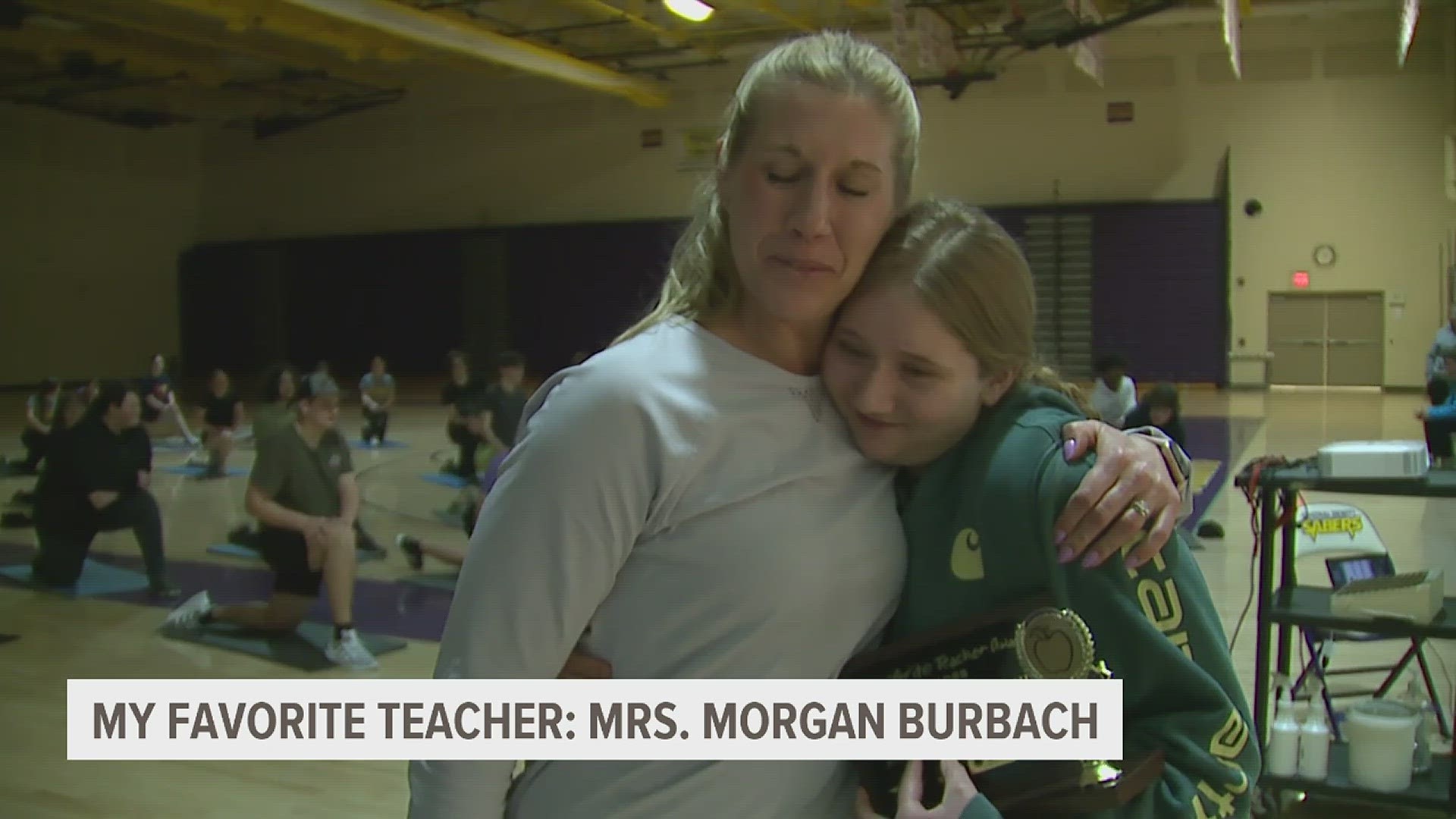 Mrs. Morgan Burbach has been teaching in DeWitt for 14 years. She's proud of helping her students succeed academically and personally outside the classroom.