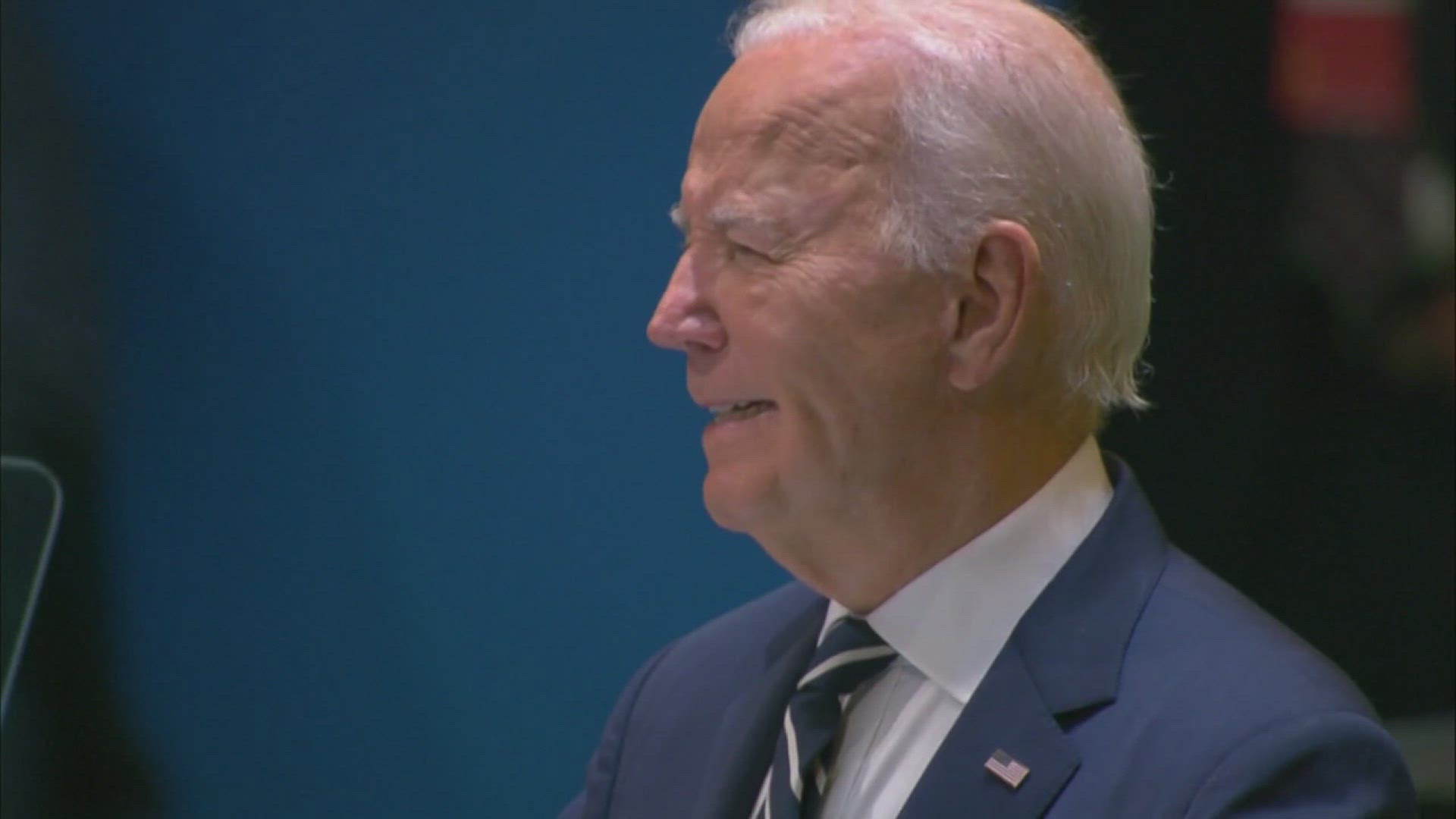 During Biden's speech, he called for an end to wars in Ukraine and Israel, urging all sides to choose diplomacy over violence.