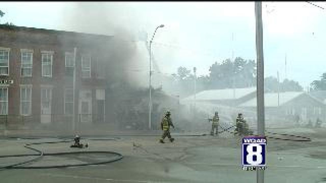 Fire consumes restaurant in Wyoming, Iowa
