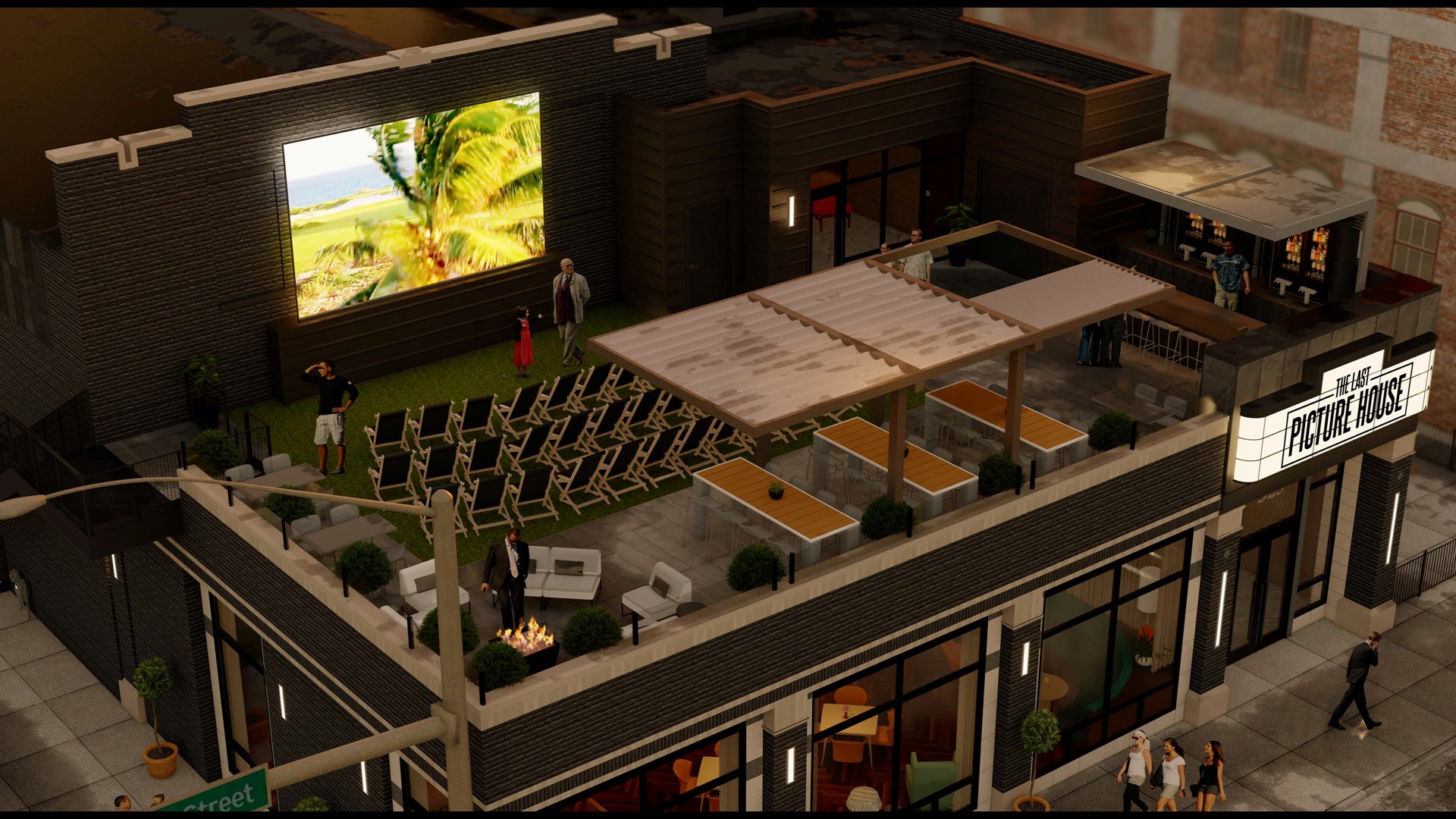 Twostory movie theater with rooftop bar coming to Davenport