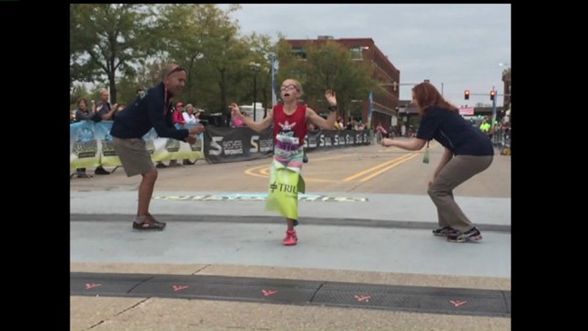 11-Year-Old Makes Marathon Headlines