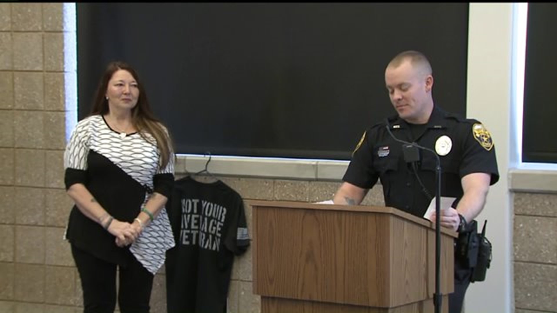 Moline police officer honored for service