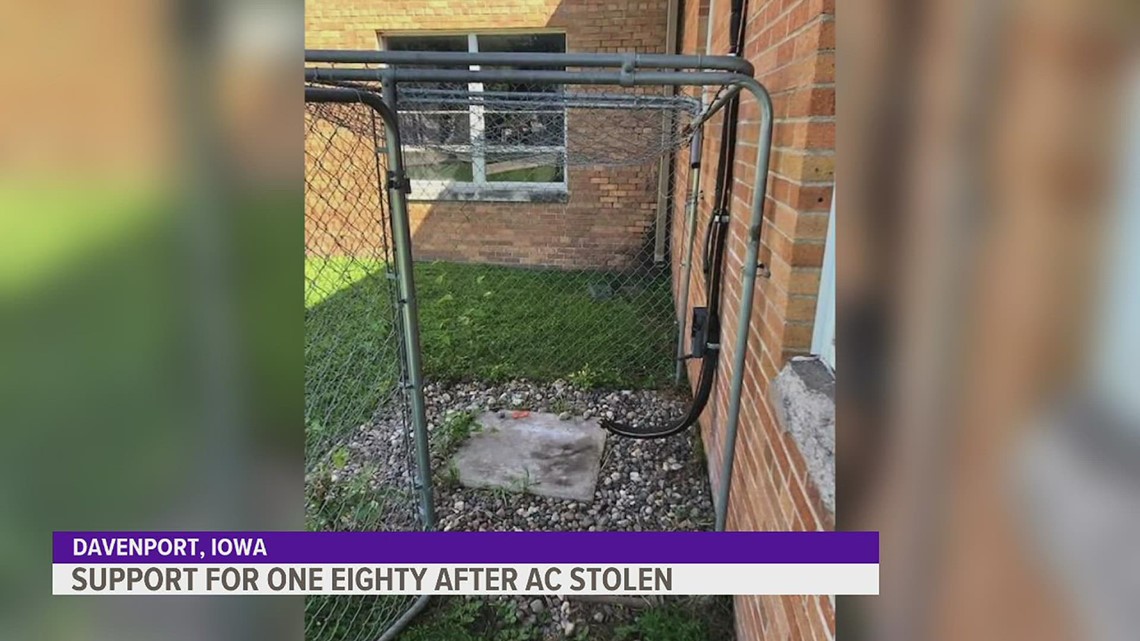 AC unit replaced by community after stolen from One Eighty - Vimarsana News