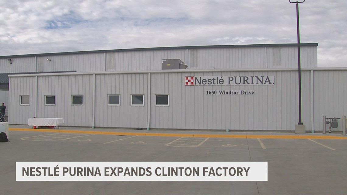 Nestlé Purina completes $156 million expansion in Clinton