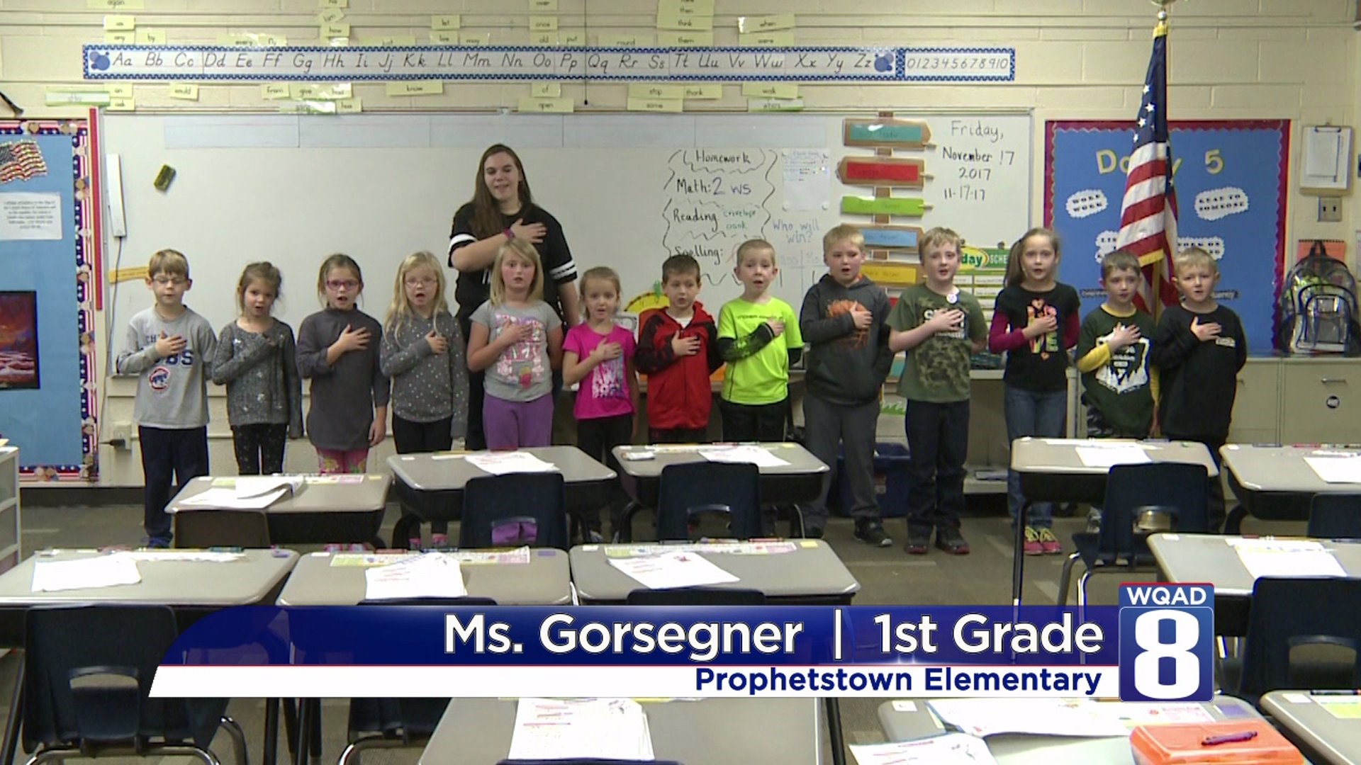 Pledge from Mrs. Gorsegner`s 1st grade class