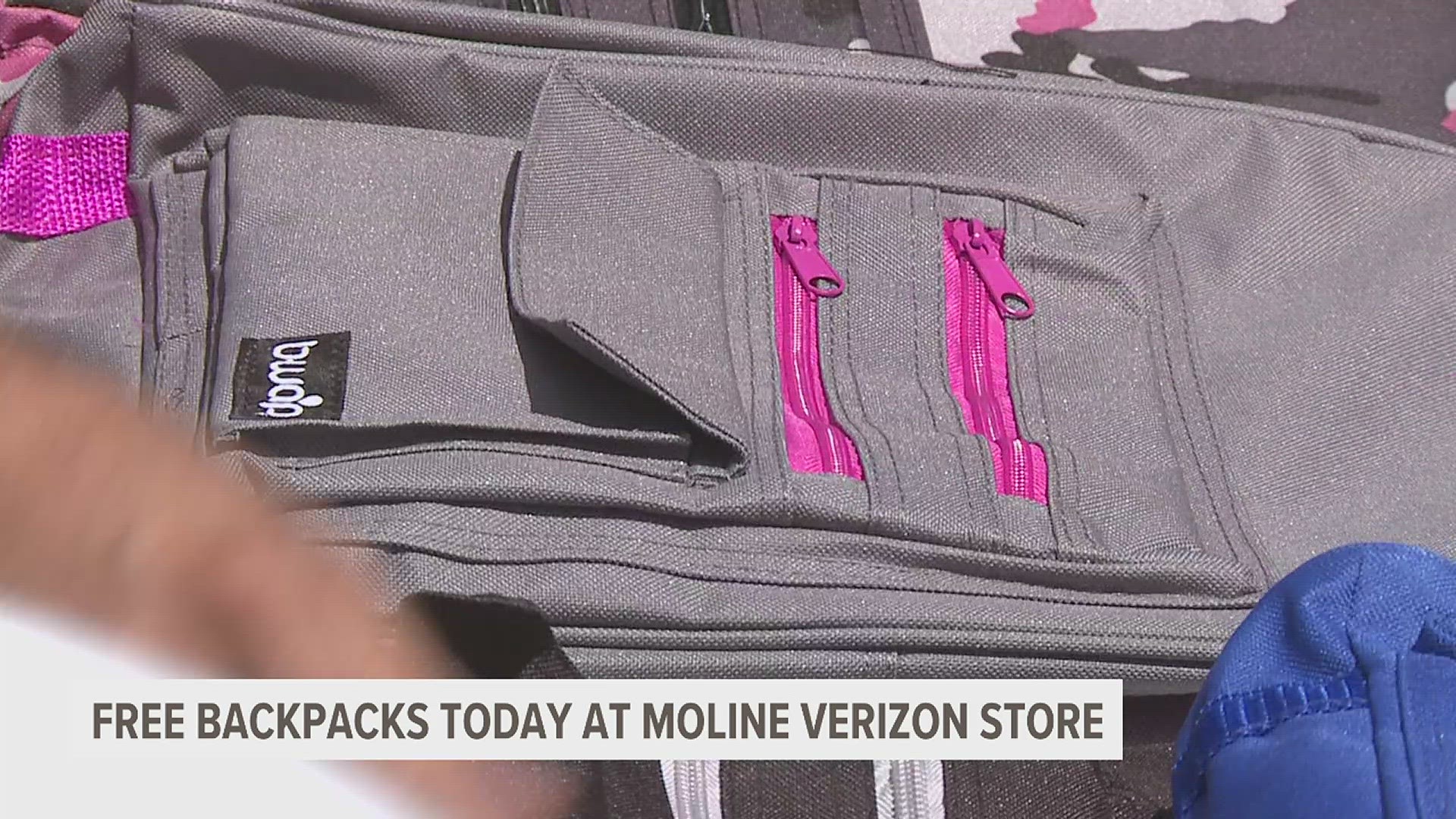 Verizon retailer TCC is donating 120,000 backpacks to students in need across the country, including at its Quad Cities locations.