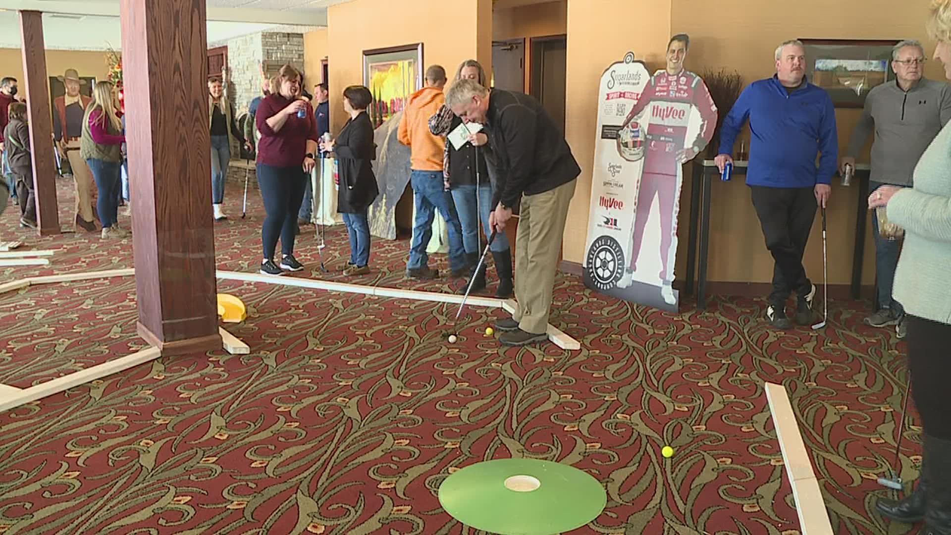 Over 300 people participated in the 20th annual Tudi's Tribe putt putt on Saturday, Feb. 26.