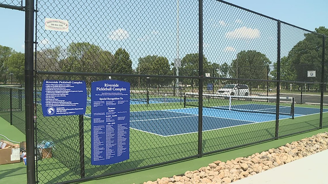 First pickleball courts open in Moline