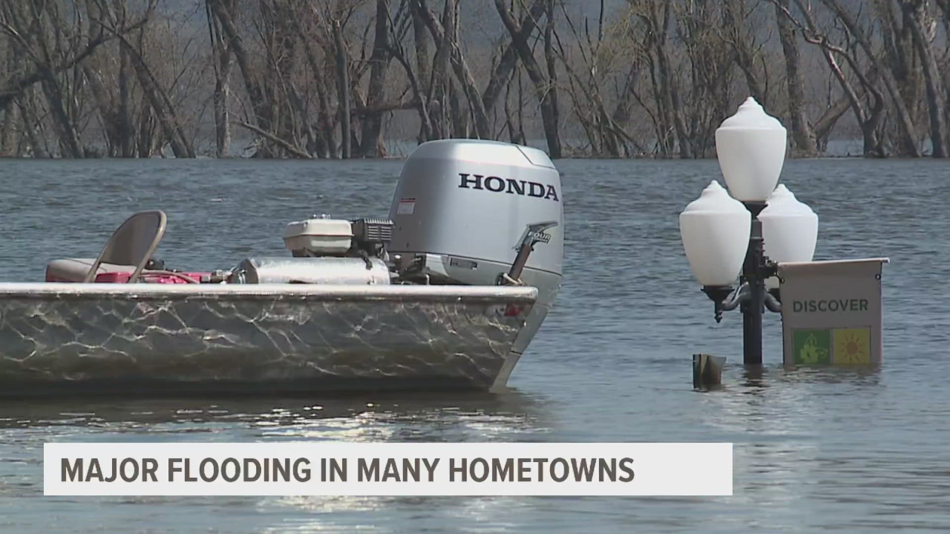 Up north in McGregor, Iowa, the river is expected to hit its peak level in the next 24 hours.