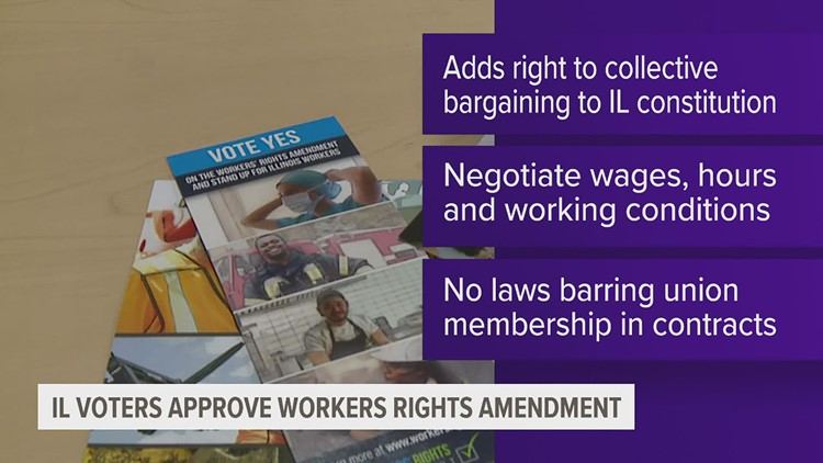 Illinois voters officially approve Workers' Rights amendment