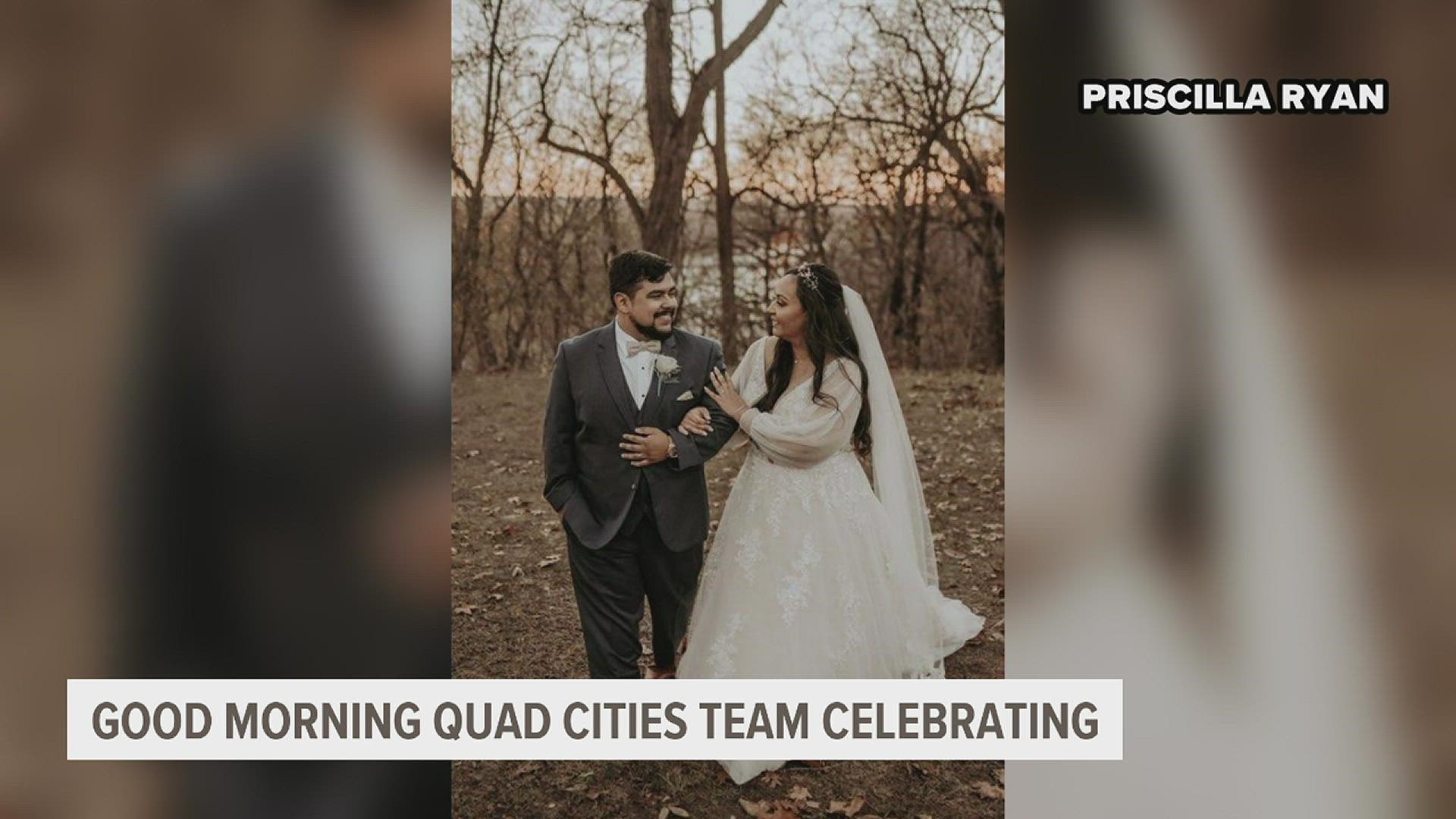 The News 8 team would like to congratulate one of  our favorite people, our GMQC editor Alex Montoya on his marriage to wife, Juana. Congratulations Montoyas!