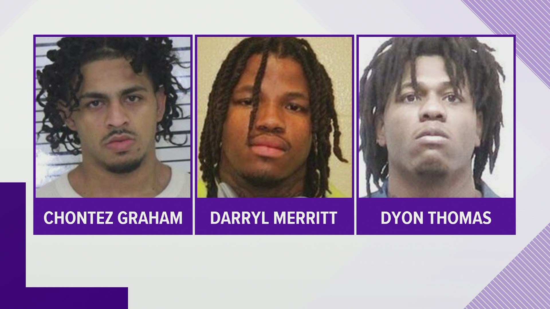 The three are charged with first degree murder.