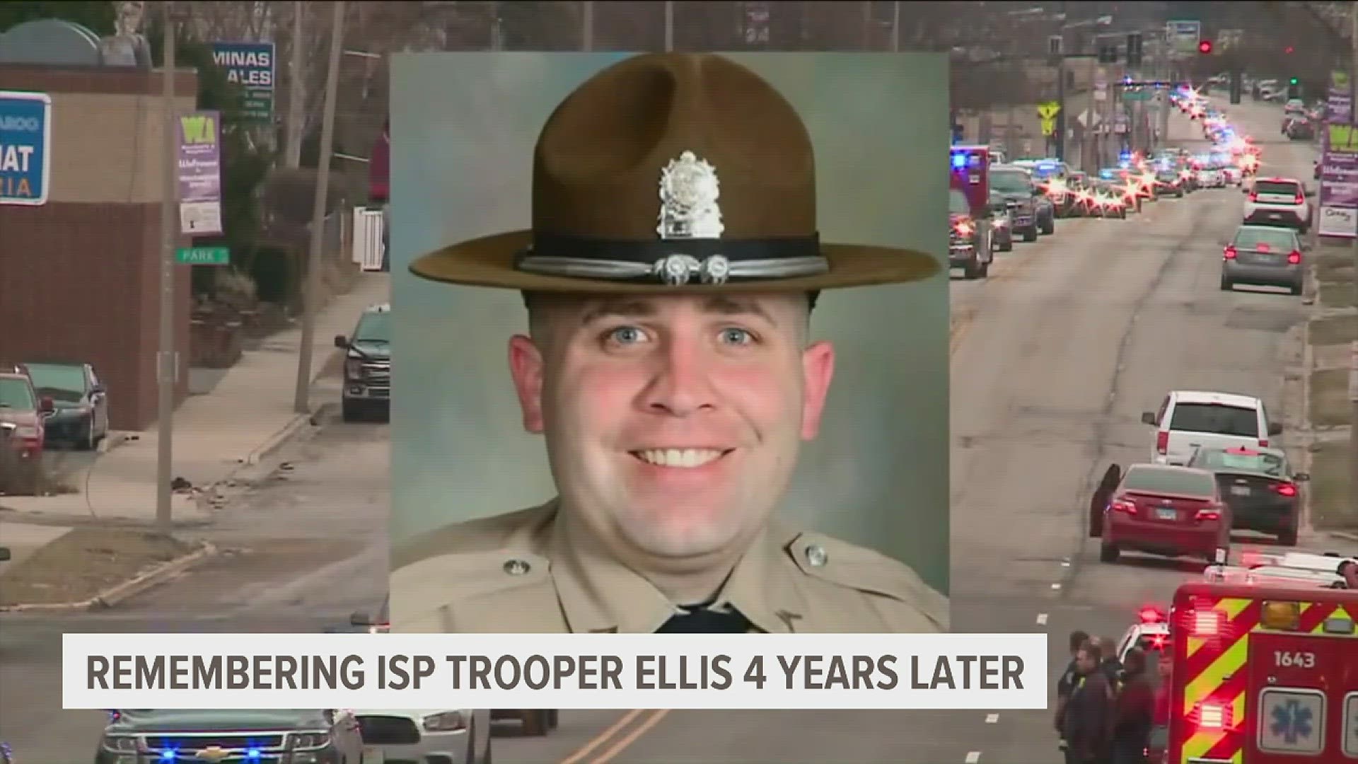 ISP Trooper Jerry Ellis, 36, was one of three troopers killed in the line of duty in 2019 due to a crash.