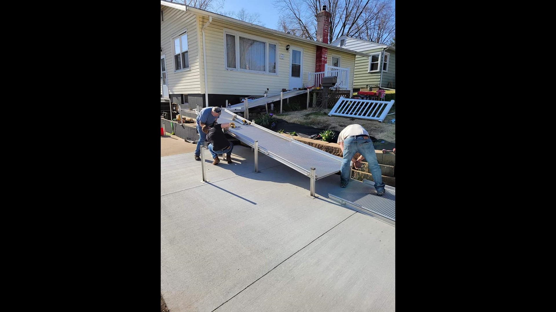 Combat Vets Association installs ramps for veterans in need