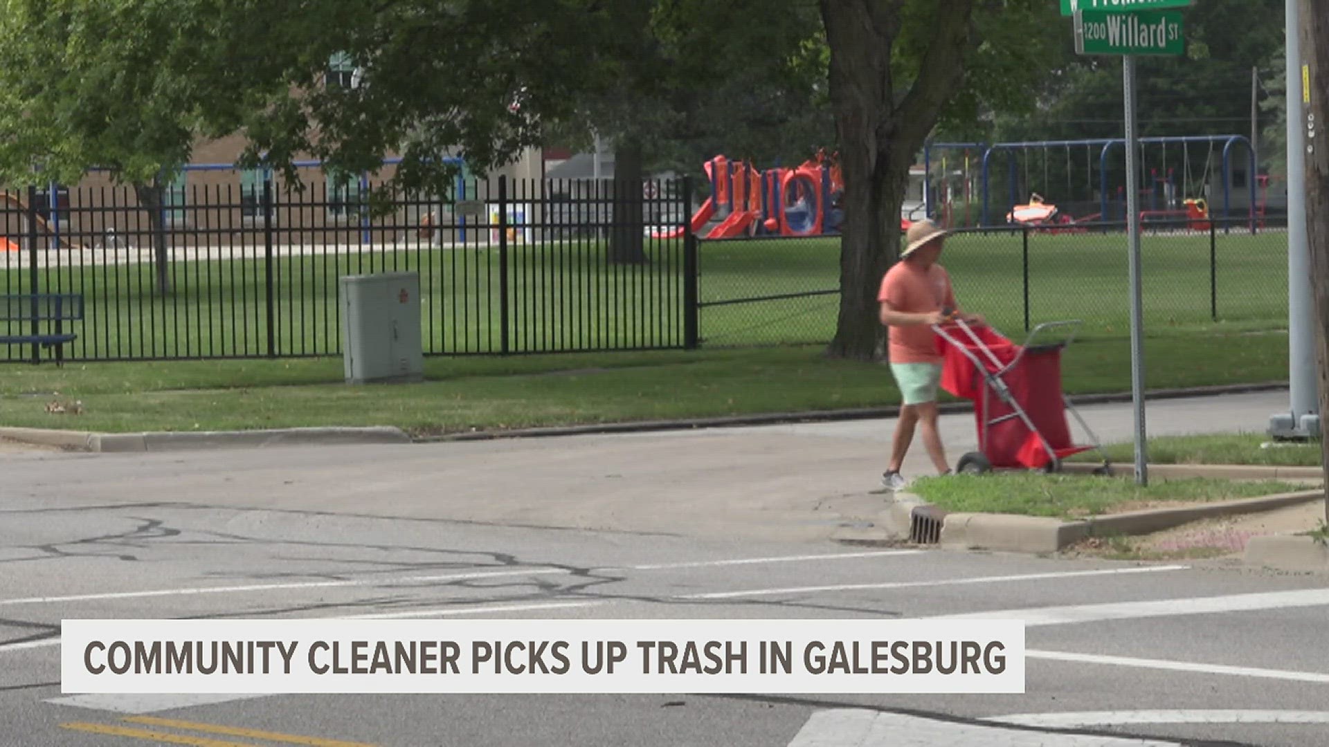 Ryan Crane has become one of the most popular people in Galesburg, constantly being stopped and honked at during his walk.