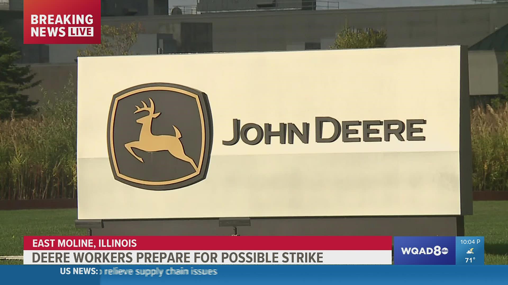 The worker says work morale at John Deere has been worse over the last few months.