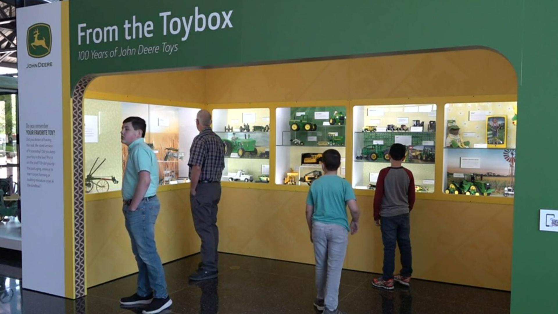 The new, permanent exhibit is the first time some of the toys have been put on display for the public.