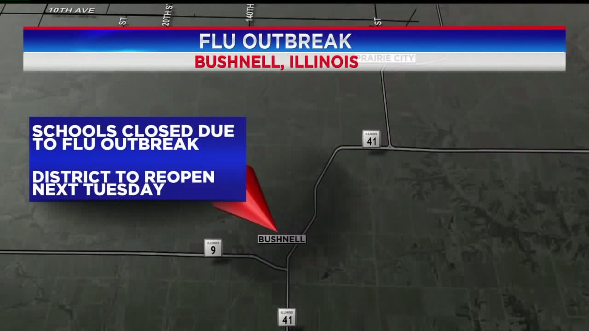 Flu Outbreak Closes Bushnell Schools