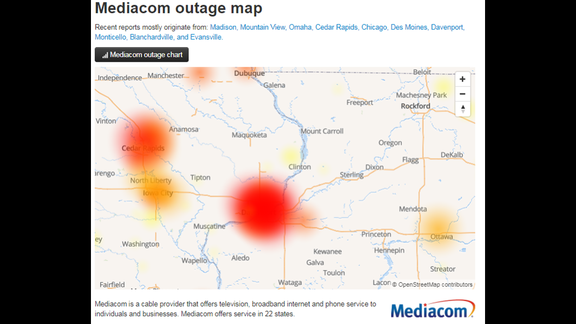 Cable and outages exacerbated by arctic chill