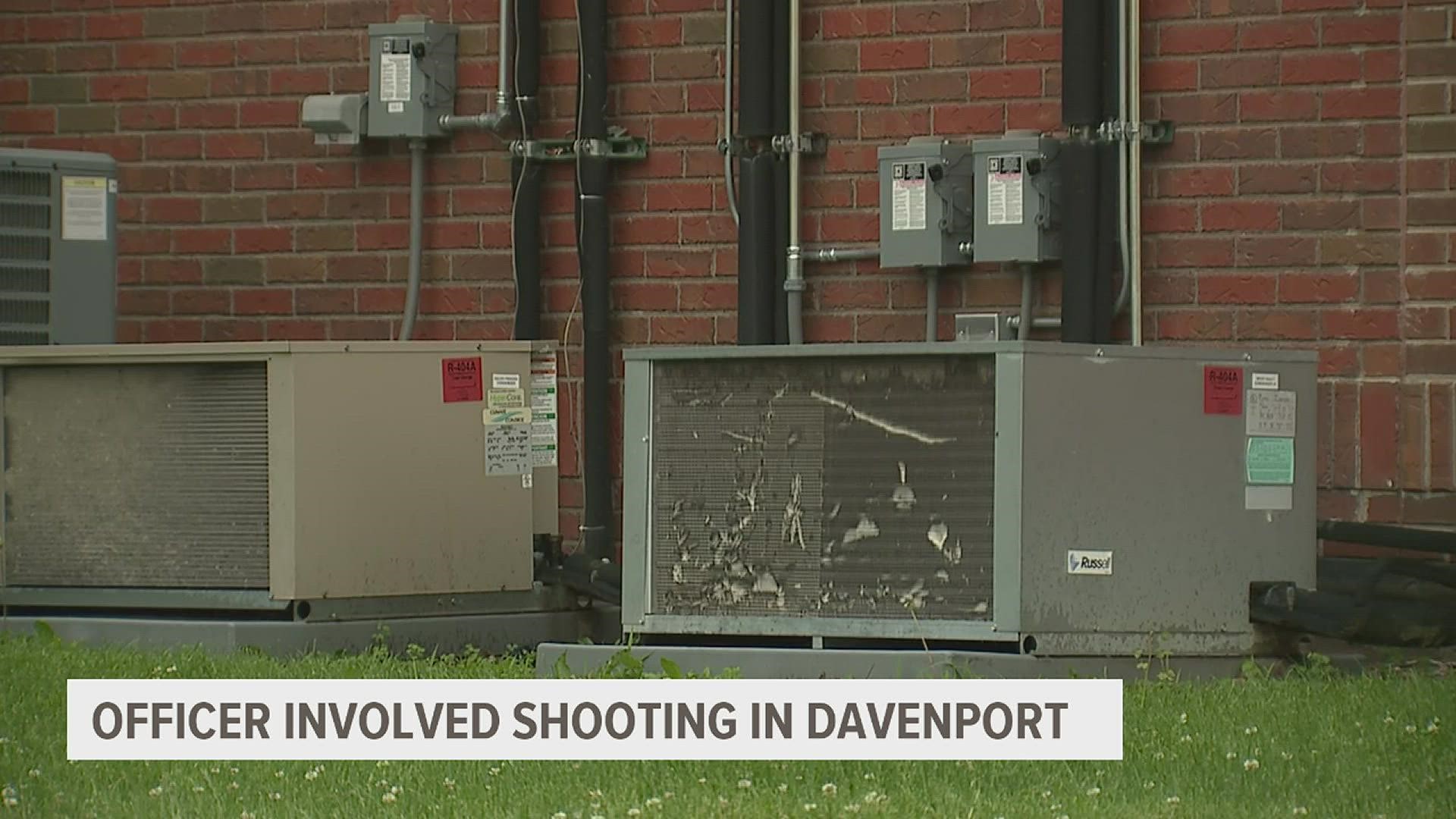 A man was shot and later died after a physical confrontation with a Davenport police officer, the department said. The officer is now on administrative leave.