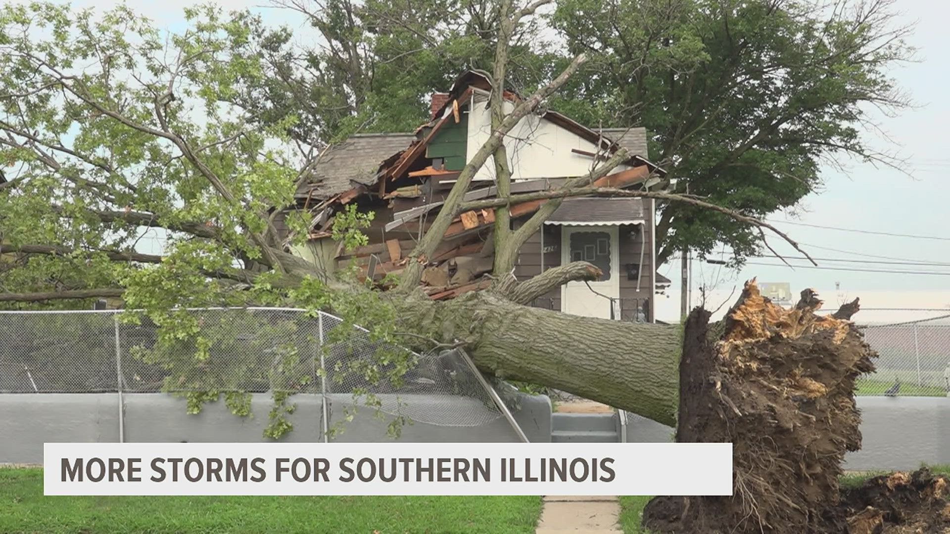 Residents in Madison County, Illinois, are bracing for more severe weather after a strong system came through Monday night.