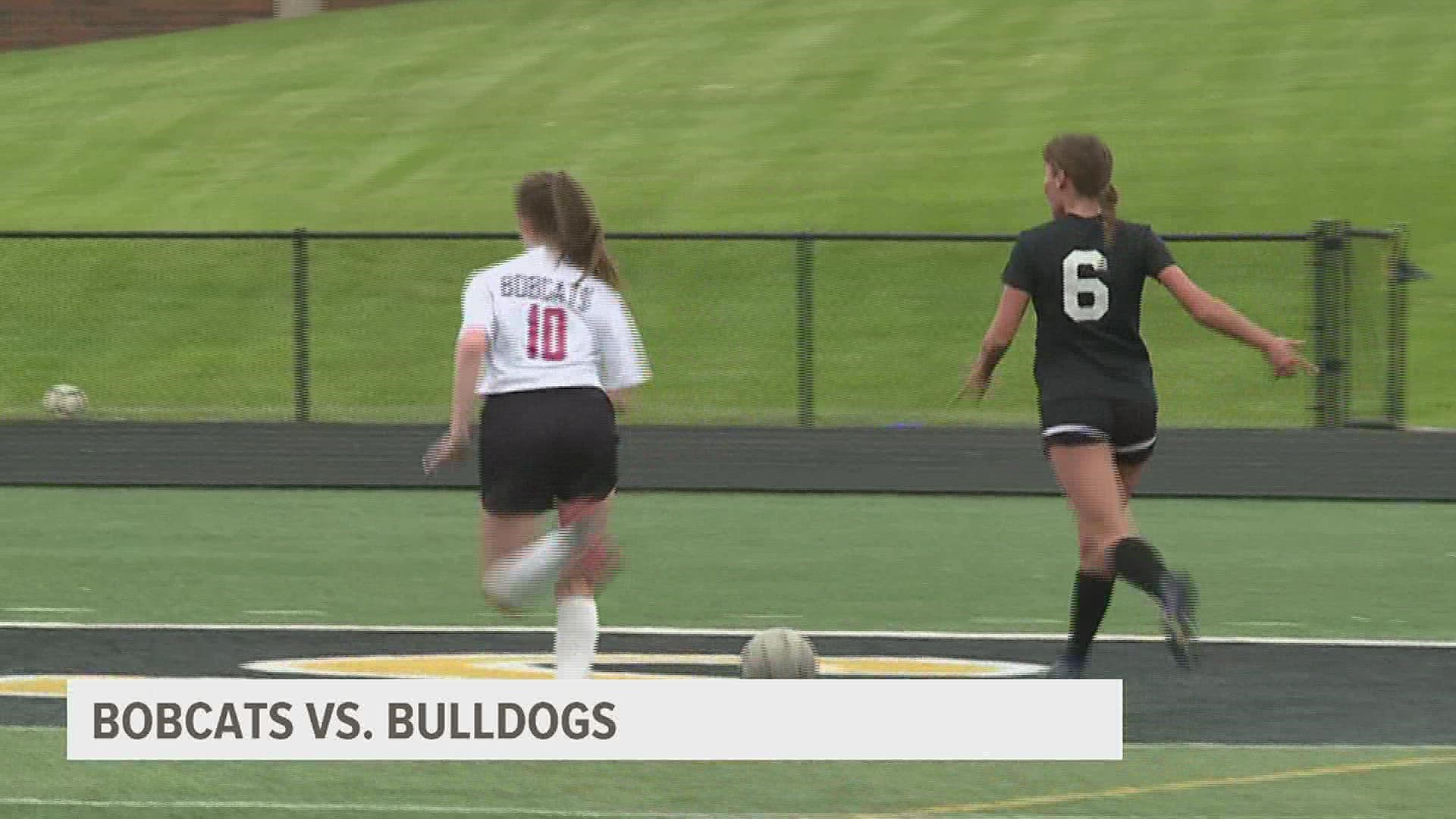 Six combined goals from Bettendorf's Avery Horner and Peyton Markham was more than enough in the win.