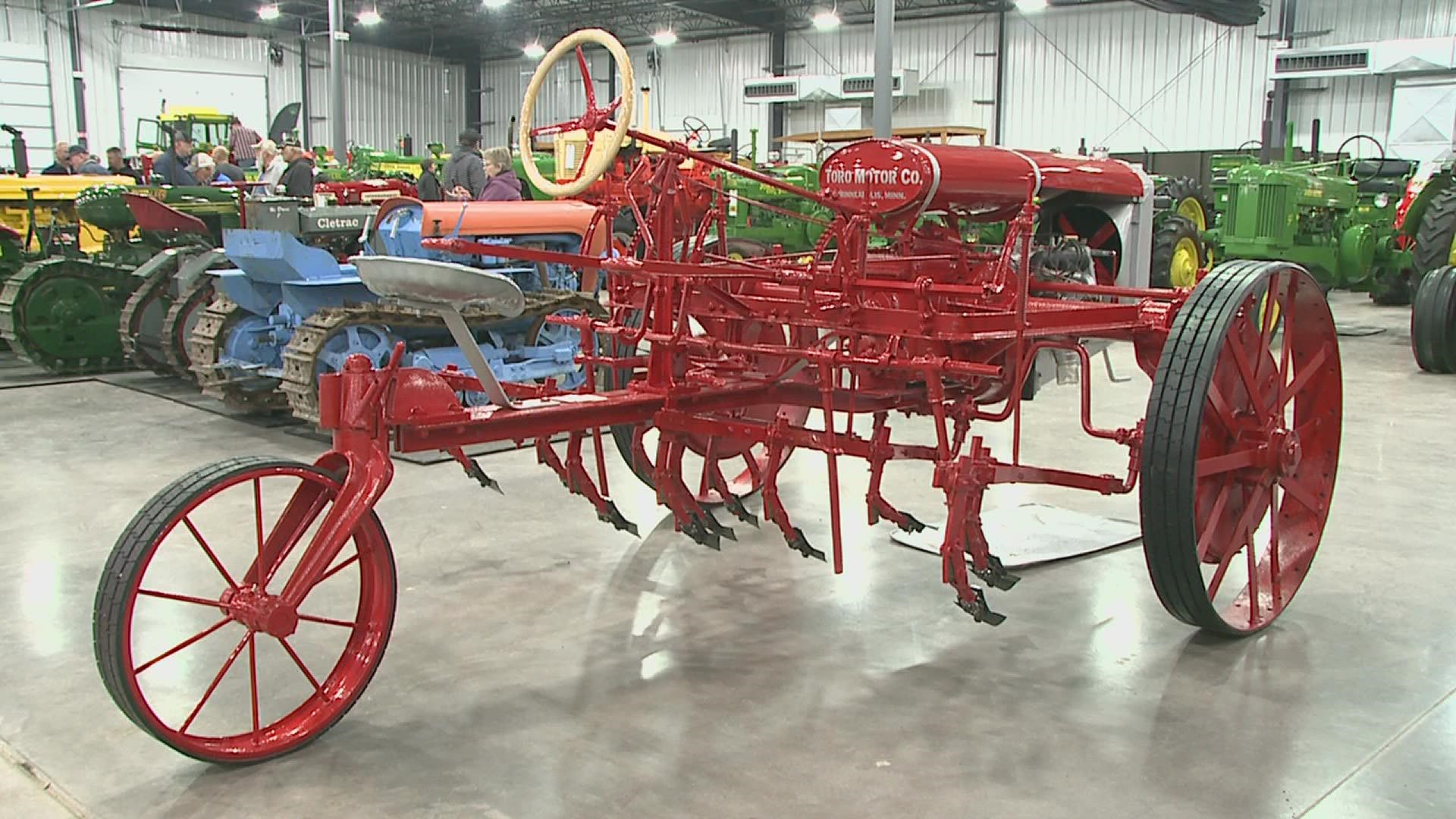 The classic Gone Farmin' spring auction kicked the tires on a special previewing Thursday at the Bend Expo Center in East Moline.
