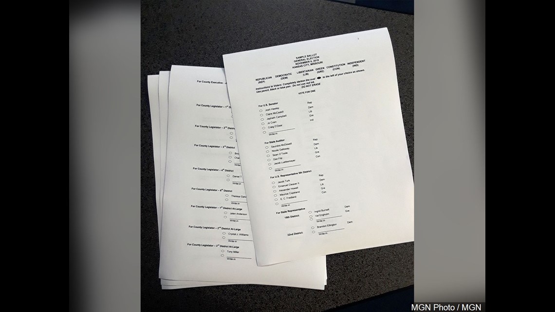 Sample ballots for the 2020 presidential election available