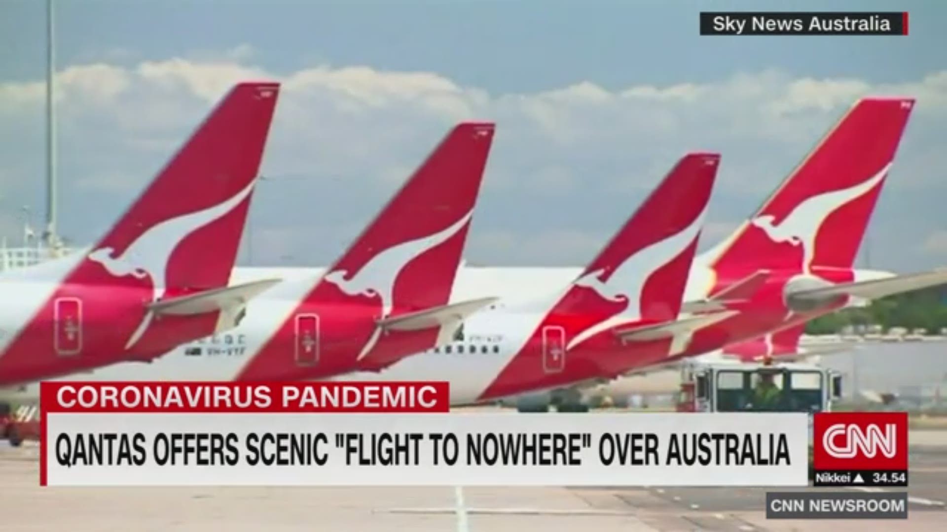 Australian airline Qantas has announced plans for a seven-hour scenic flight that will perform a
giant loop. CNN's Richard Quest reports.
