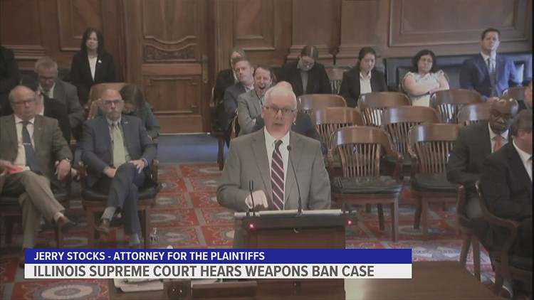 Illinois Supreme Court hears assault weapons ban case | News 8 Now