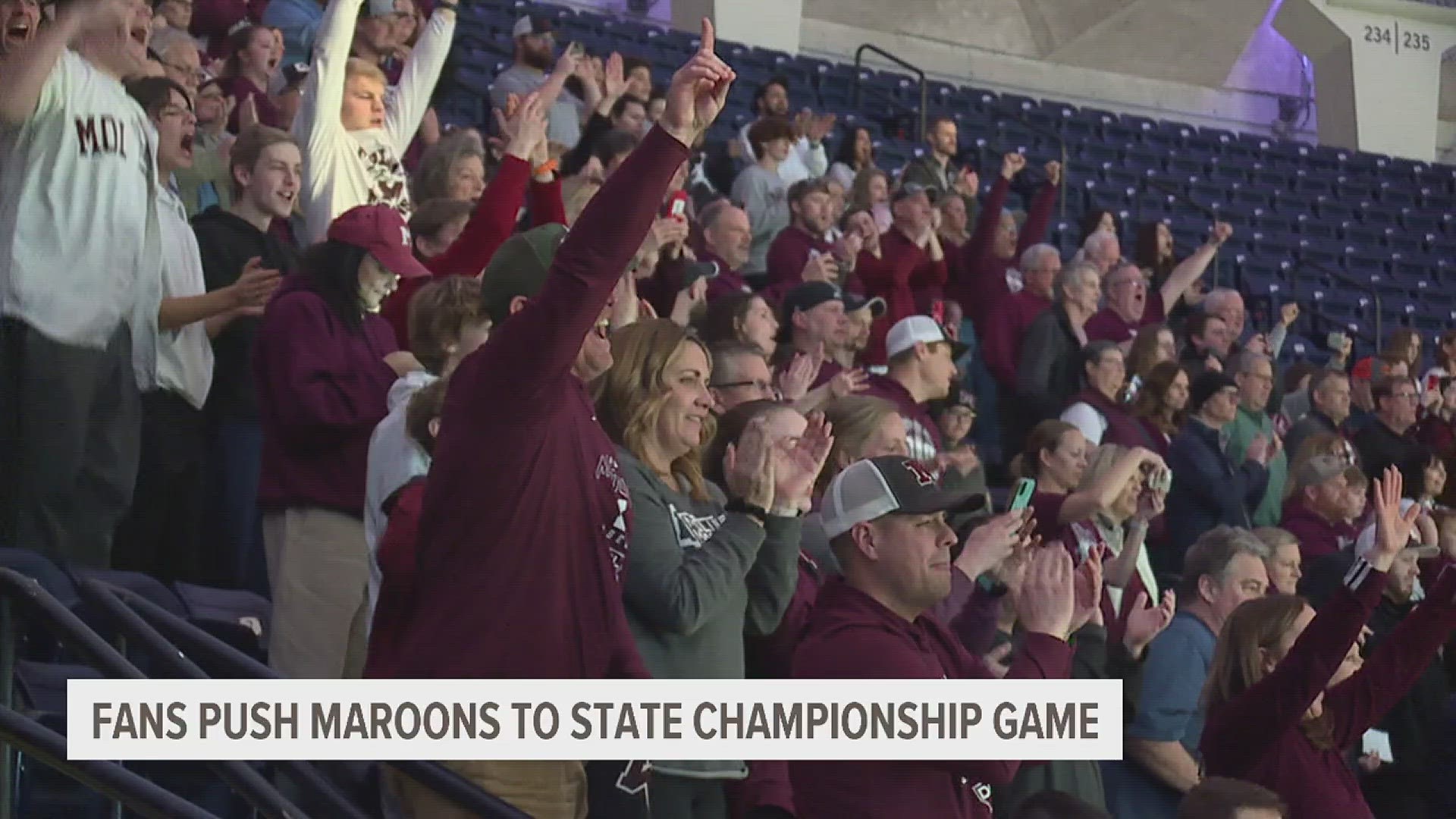 The Maroons played at the State Farm Center in Champaign Friday.