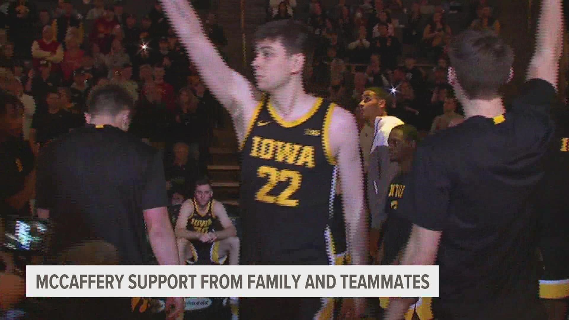 After the Iowa junior announced his indefinite leave from the basketball team amid a battle with anxiety, those around him only voiced support for his decision.